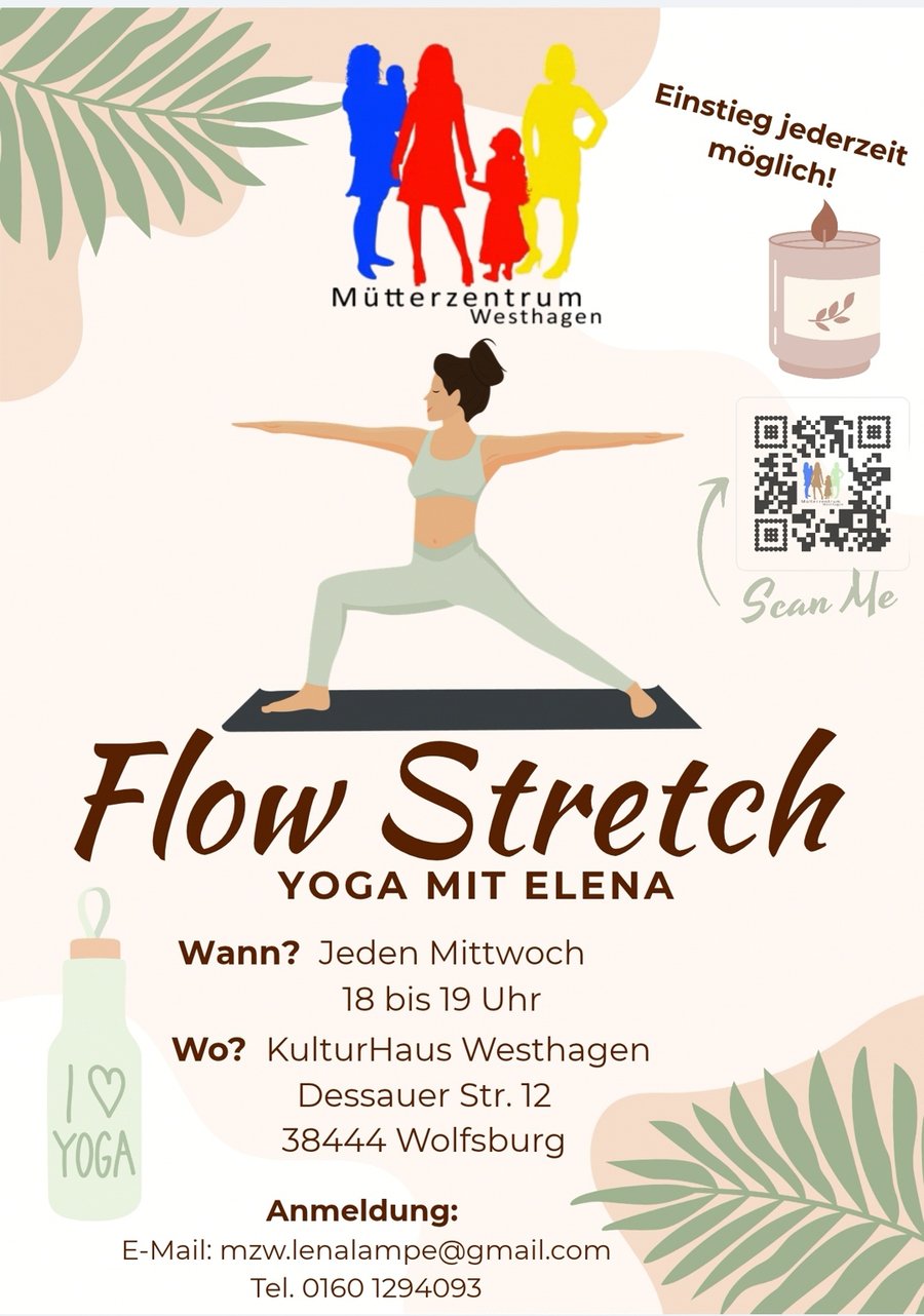 Flyer: Flow Stretch – Yoga